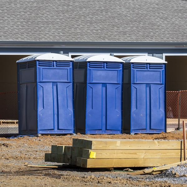 are there any restrictions on where i can place the porta potties during my rental period in Crown Point New York